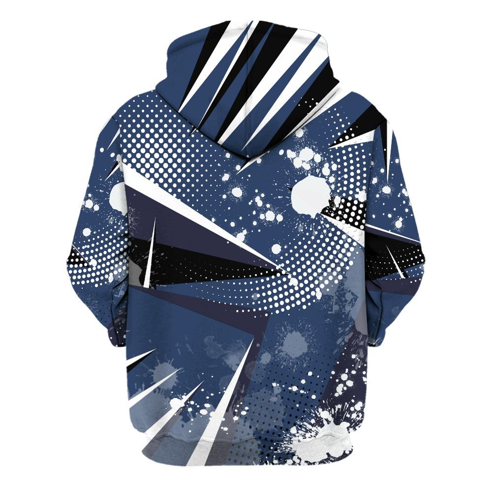 Hoodie To Match Low 85 Metallic Blue 1s - Poly Trust No One Dripping All Over Print