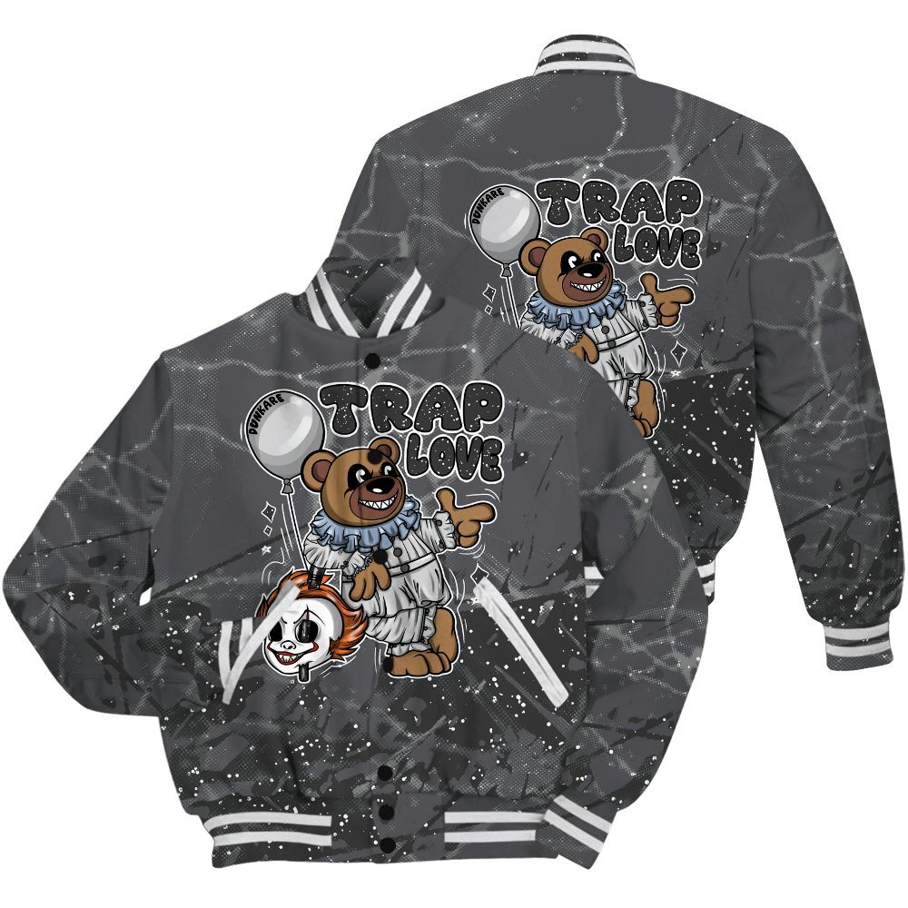 Varsity Jacket To Match Reverse Oreo 6s Shirt - Trap Loves Bear Profound All Over Print