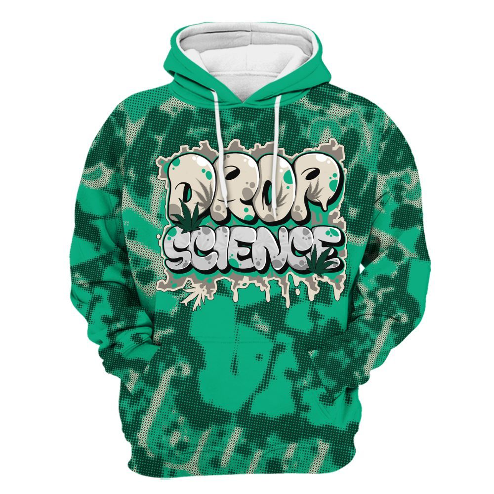 Hoodie To Match Oxidized Green 4s - Drop Science Street All Over Print