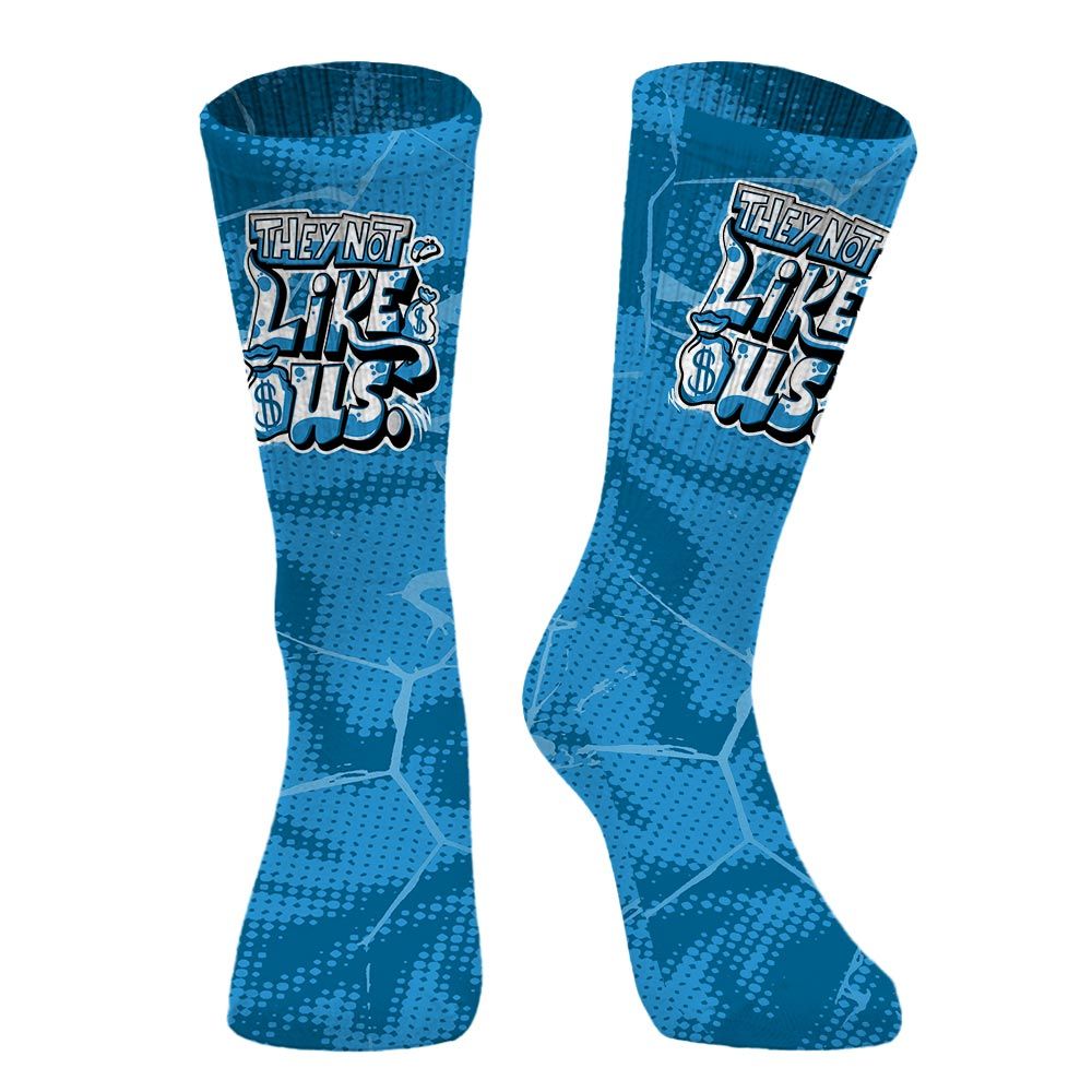 Sock To Match Powder Blue 9s - Dislike Us Graphic Crack