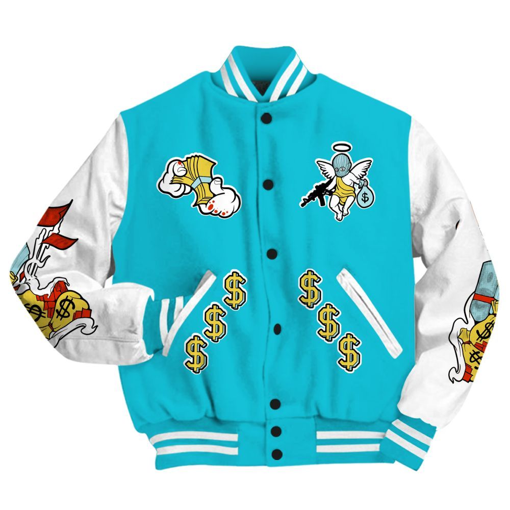 Varsity Jacket To Match Dunk Low KD 17 N7 - Ones Move In Silence Graphic All Over Print