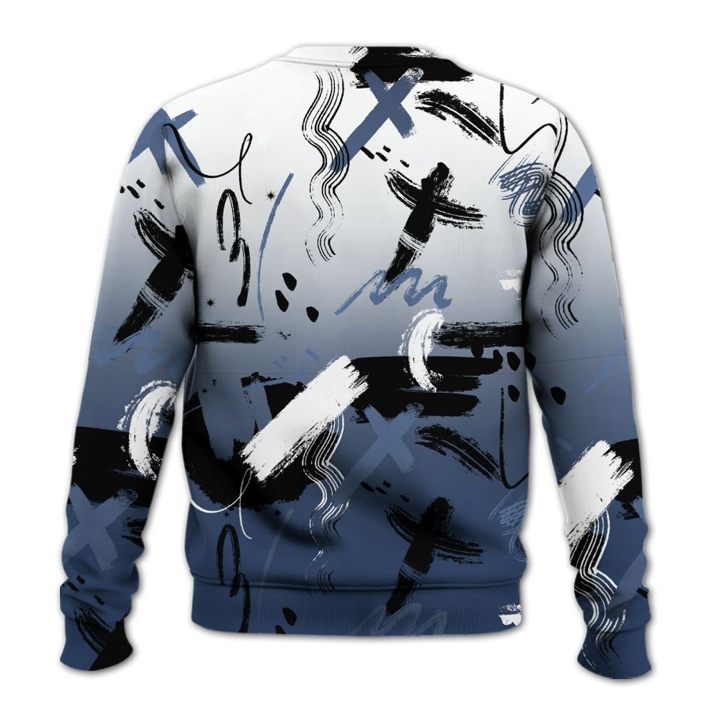 Sweatshirt To Match Low 85 Metallic Blue 1s - Money Hustle Grind Pray All Over Print