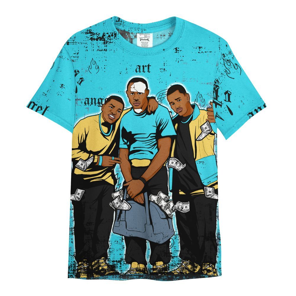Shirt To Match Retro Gamma Blue 11s - Paid In Full Money All Over Print