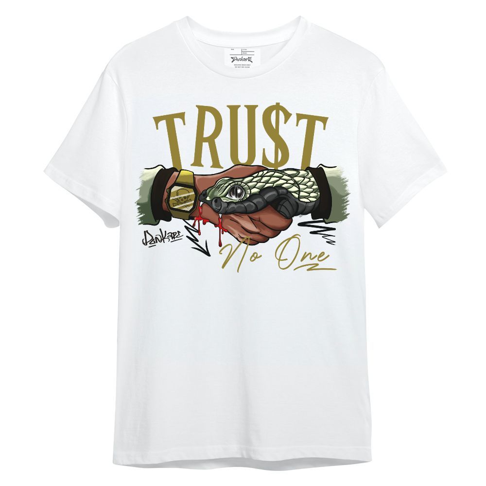 Shirt To Match Air Flightposite Metallic Gold - Snake Trust No One Unisex Shirt