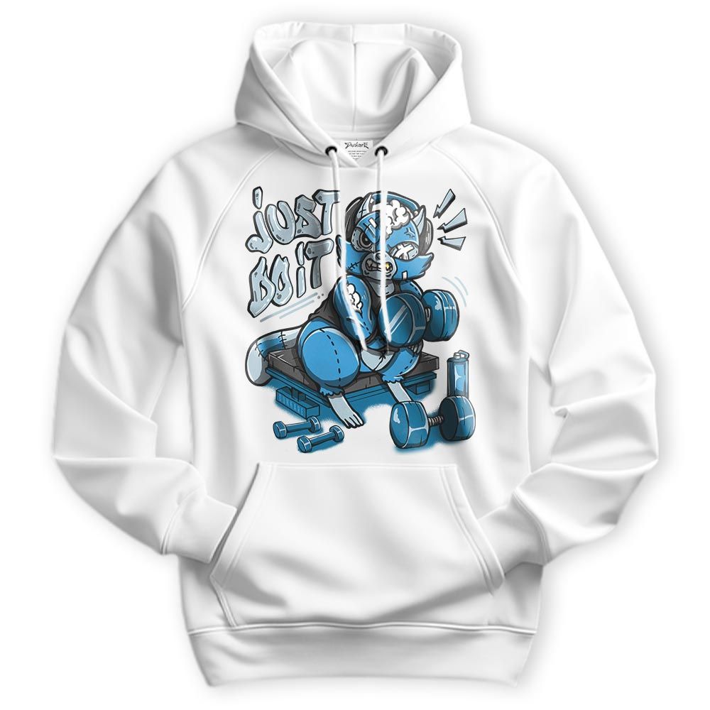 Sweatshirt To Match Powder Blue 9s Hoodie - Working Out Raccoon Hoodie Unisex
