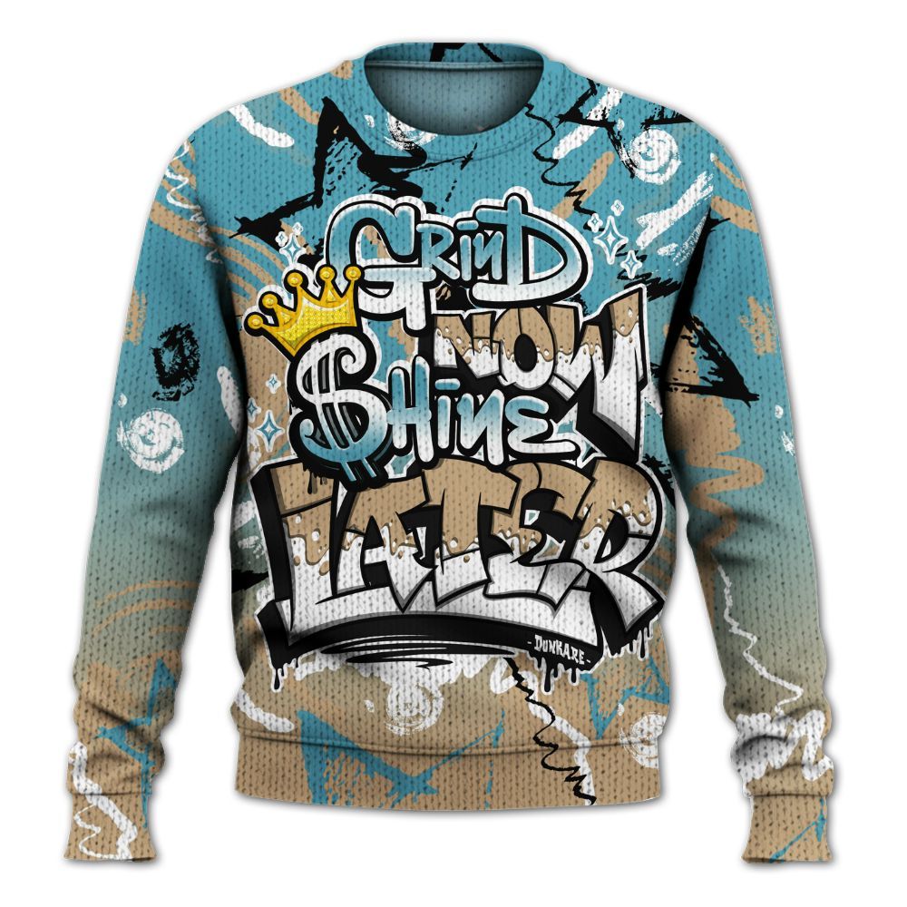 Sweater To Match H-Town 11s - Grind Shine Later Drip Graphic
