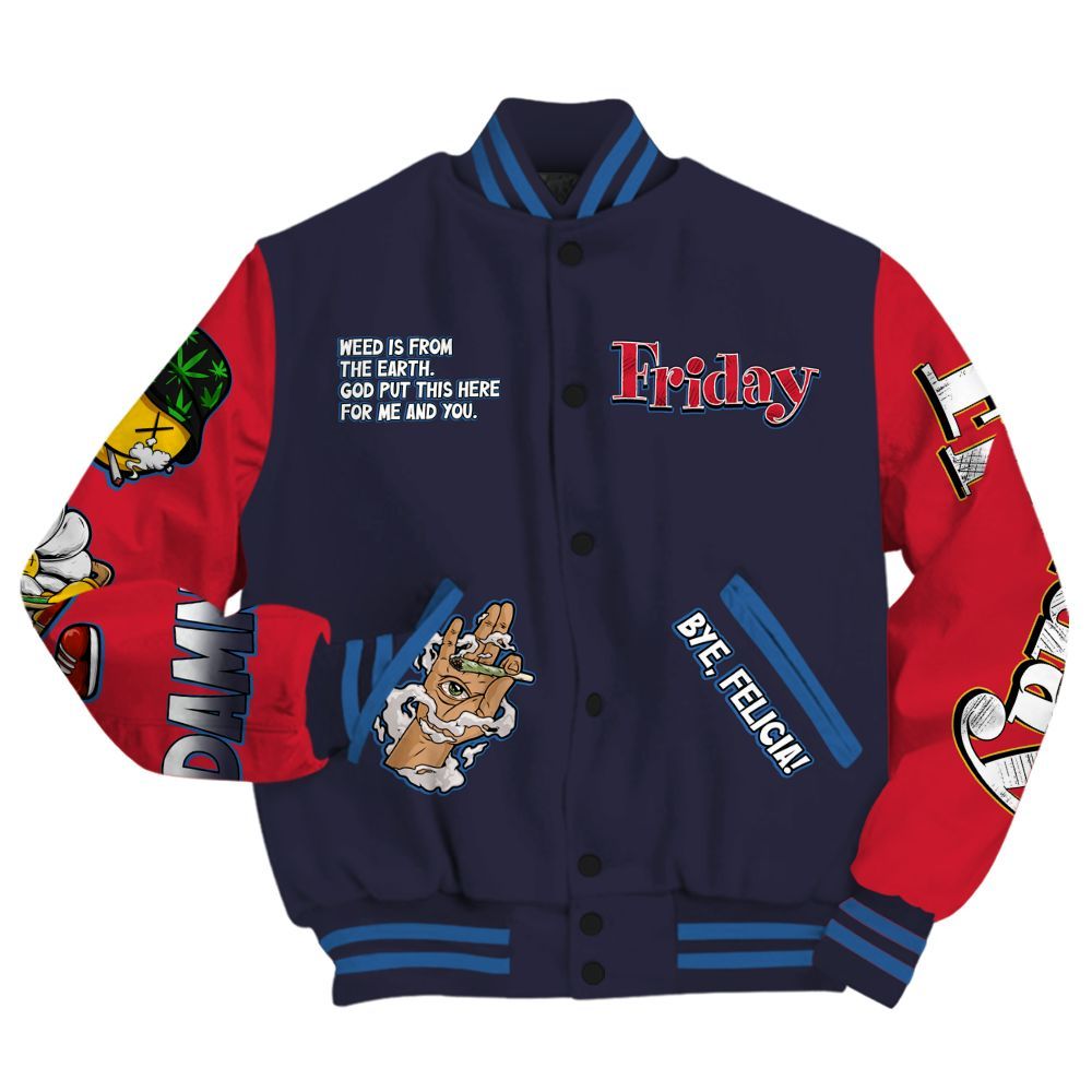 Varsity Jacket To Match Sports Renaissance 3s - Friday Sneaker Stress Style All Over Print