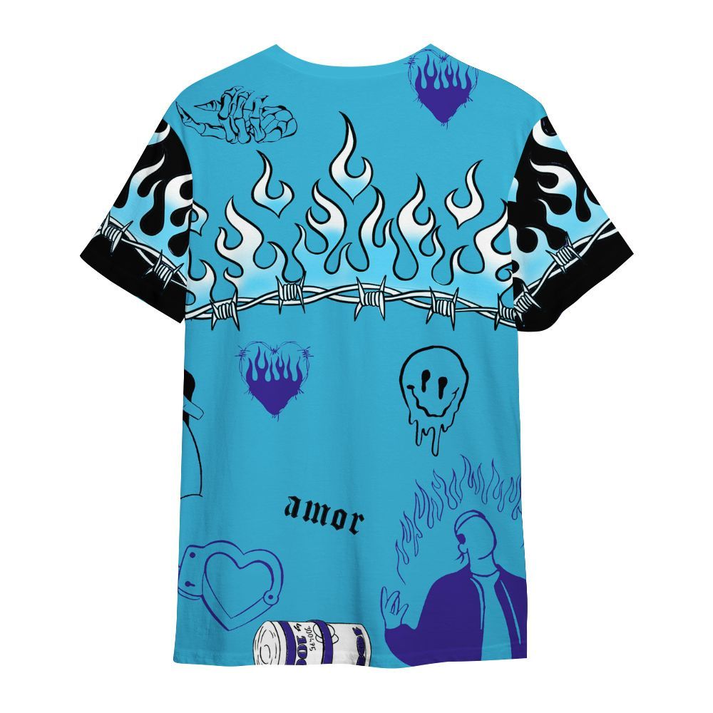 Shirt To Match Retro Aqua 6s - Snake Trust No One All Over Print