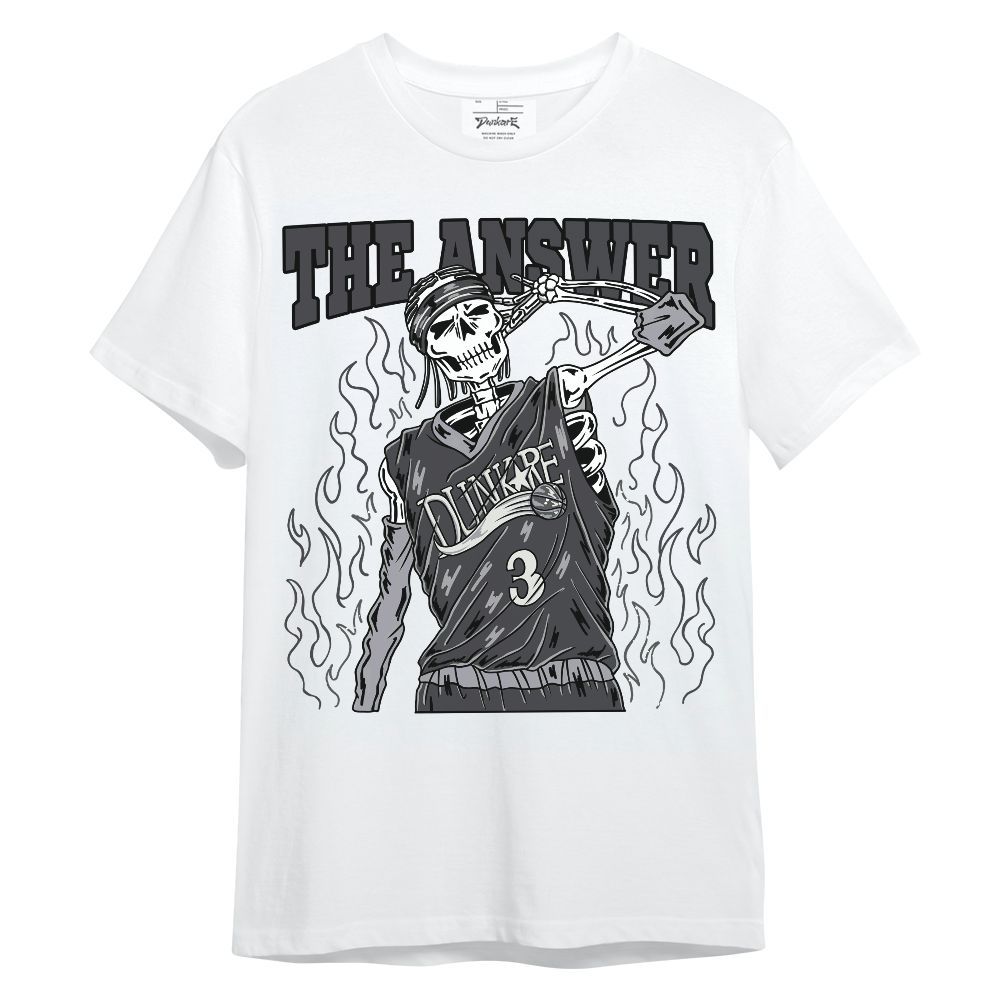 Shirt To Match Fear 4s - Allen Answer Skeleton Unisex Shirt