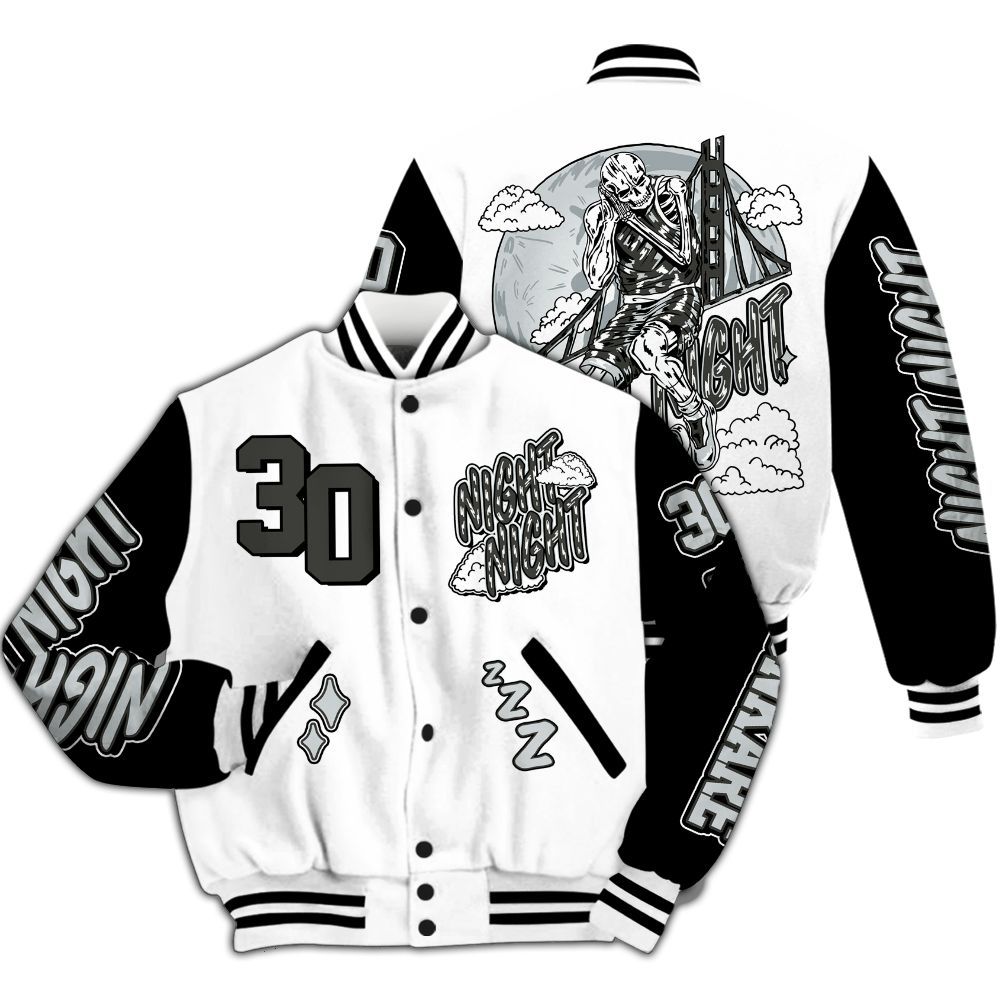 Varsity Jacket To Match Kobe 9 Elite Protro Halo - Seeya Skeleton All Over Print