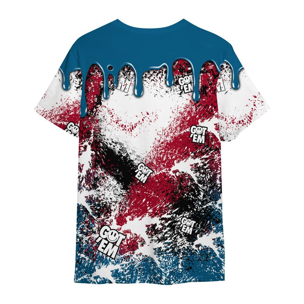 Shirt To Match GS Messy Room 4s - Dripping 23 Drip All Over Print