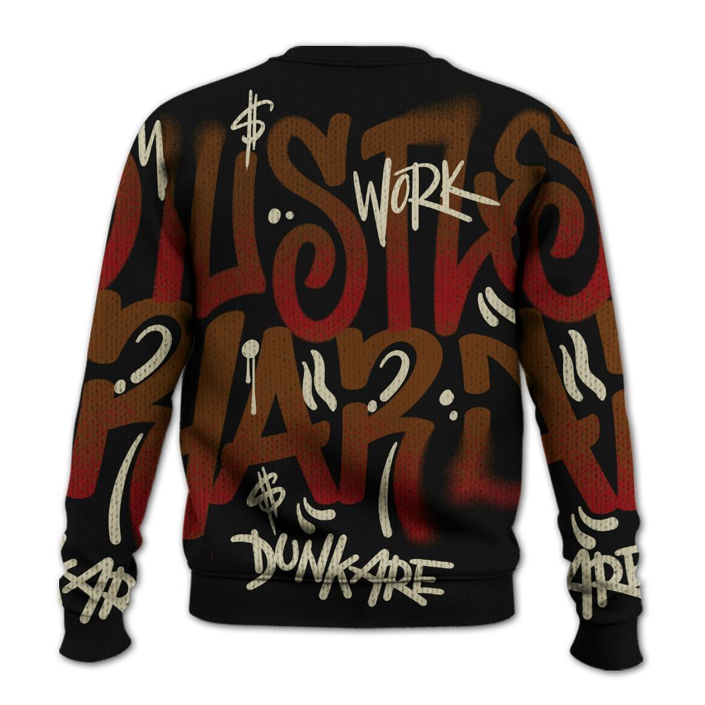 Knitted Sweater To Match Archaeo Brown 5s - Angel Hustle Hard