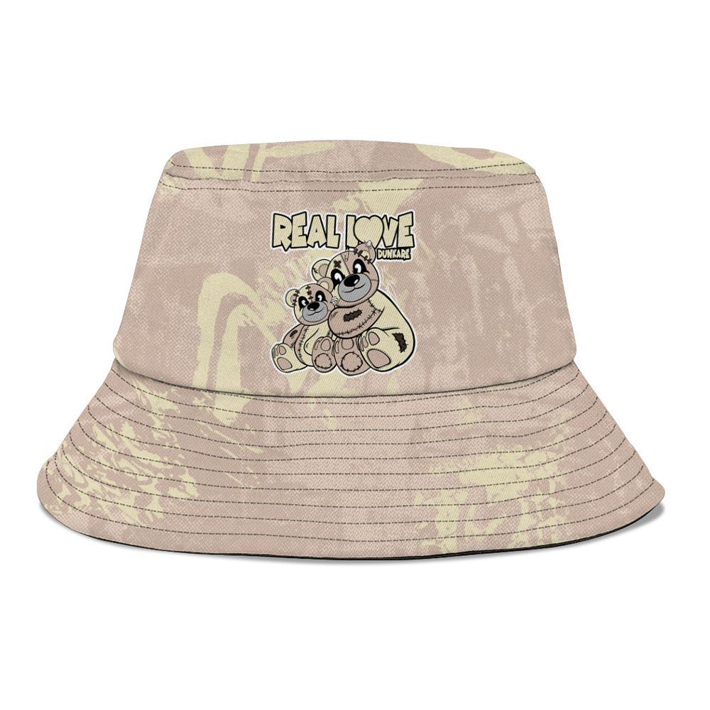 Bucket Hat To Match A Ma Maniere X Fossil Stone 4s - Sincere Fondness Bear Graphic