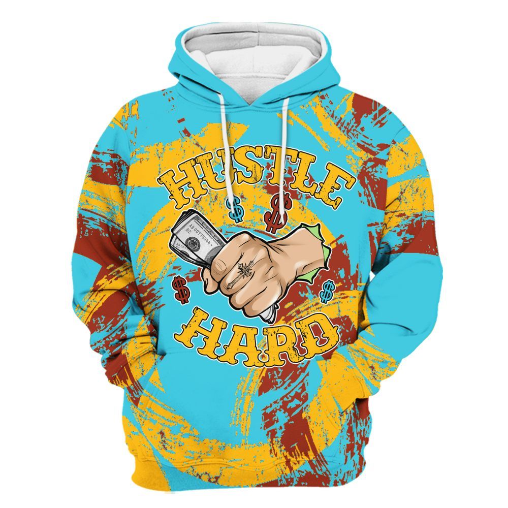 Hoodie To Match SB Dunk Di'Orr Greenwood - Hustles Hard! Splash All Over Print