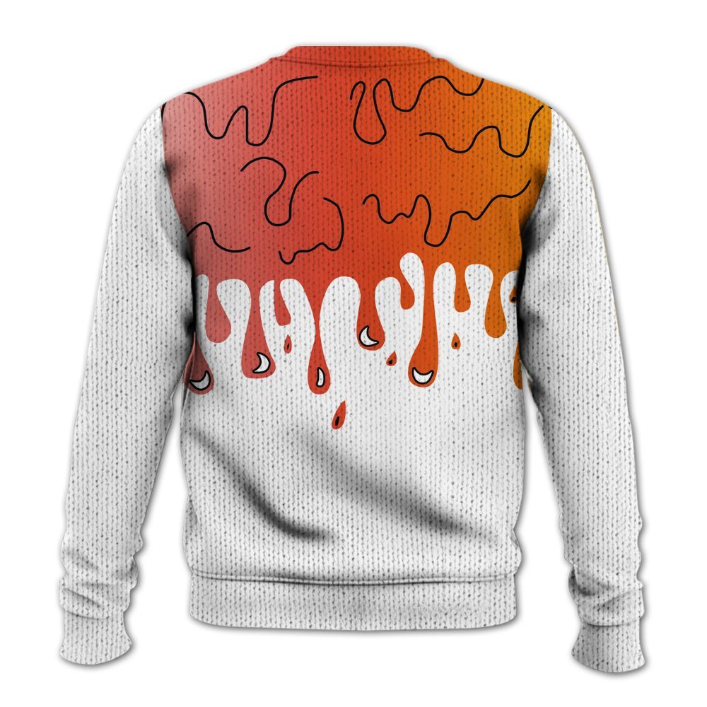 Knitted Sweater To Match Dunk High Candy Corn - Snake Trust No One Drip