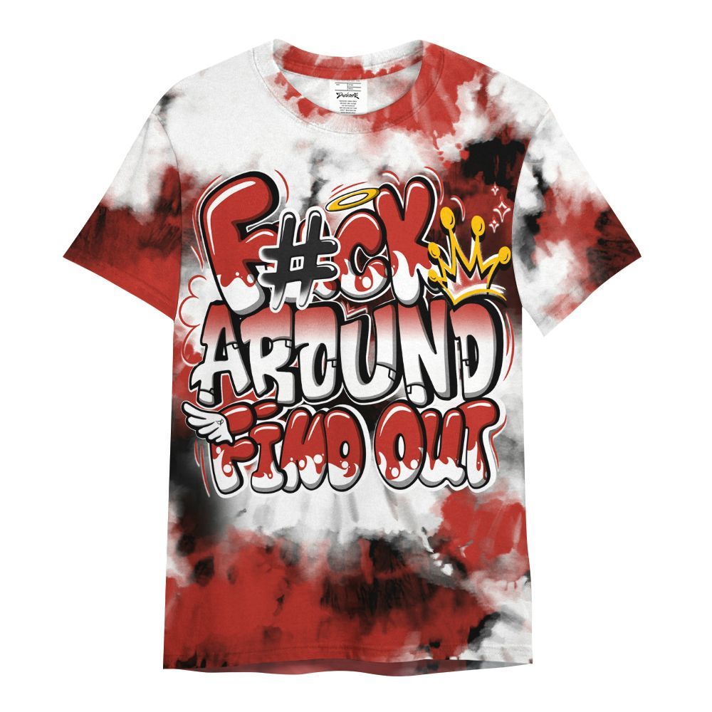 Shirt To Match Dunk Low St. Johns - Tie Dye FK Around Find Out All Over Print
