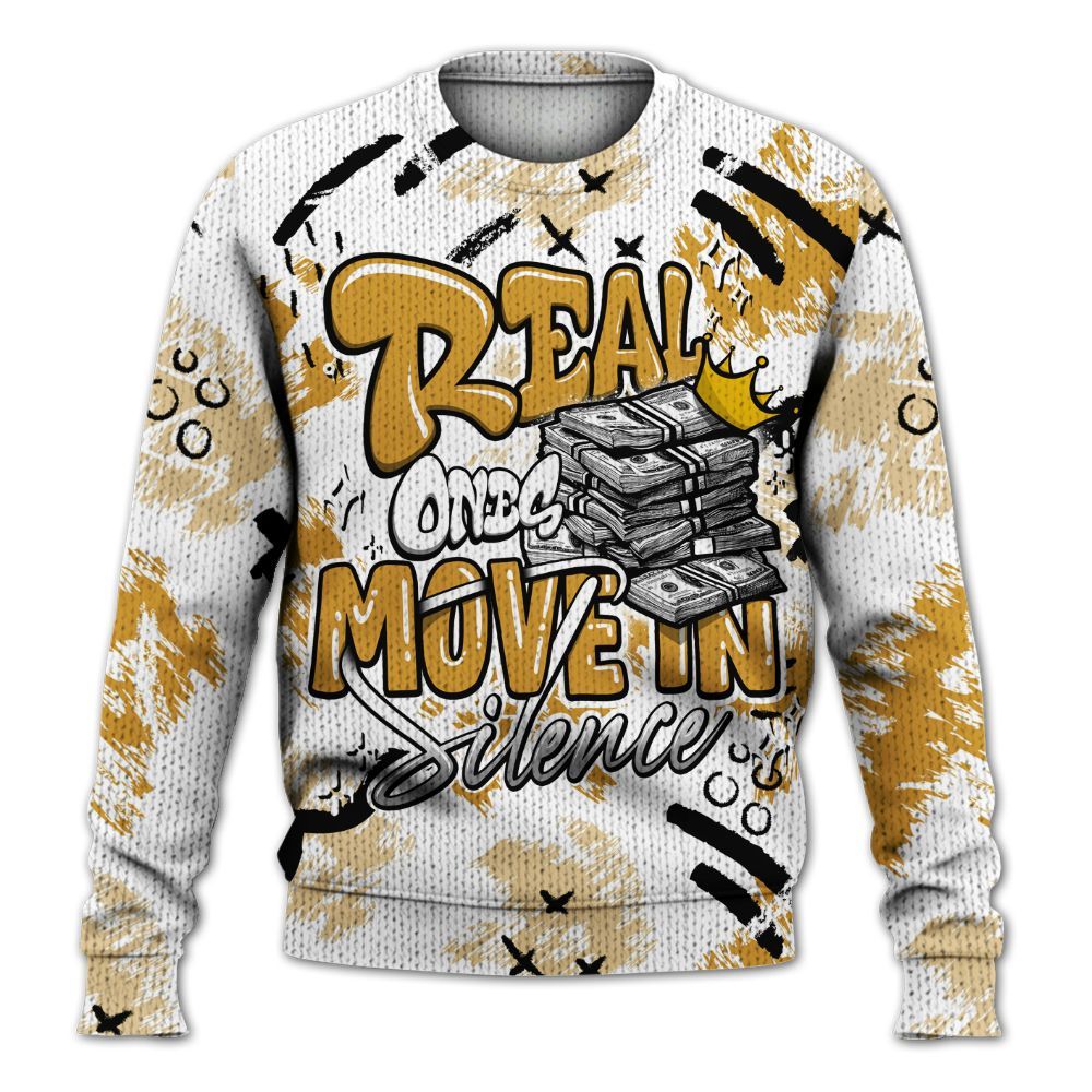 Knitted Sweater To Match Dunk Low Wheat Pale Ivory - Real Ones Move In Streetwear