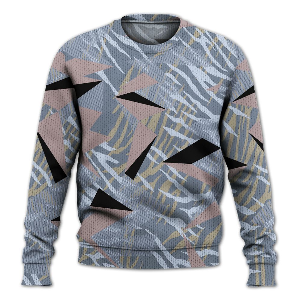 Knitted Sweater To Match Ja 2 Induction - Geometric Camouflage Pattern