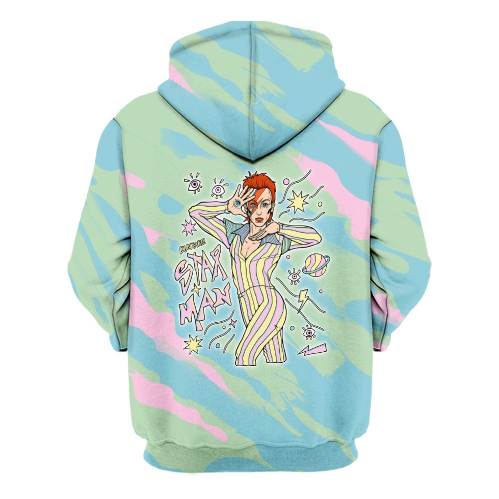 Hoodie To Match SB Dunk Low Visty - Starmans Graphics Colored All Over Print
