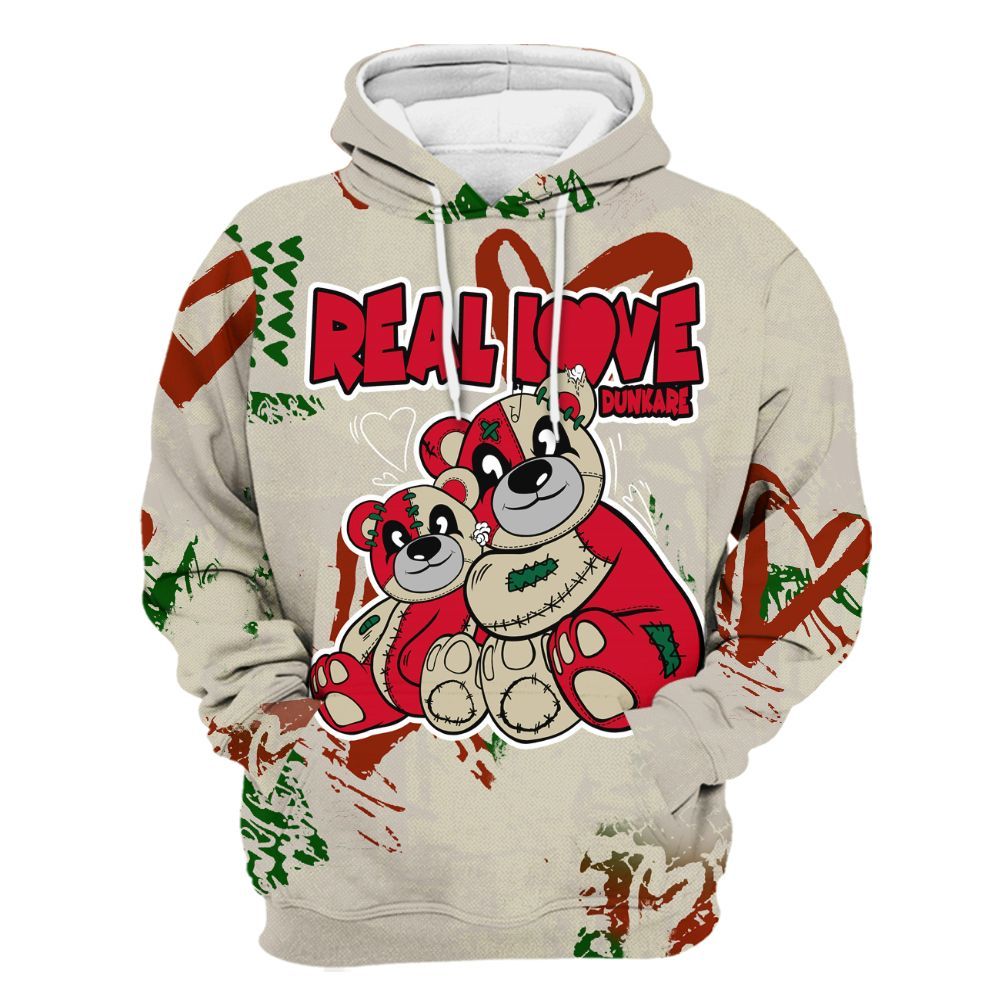 Hoodie To Match El Grito 5s - Sincere Fondness Bear All Over Print