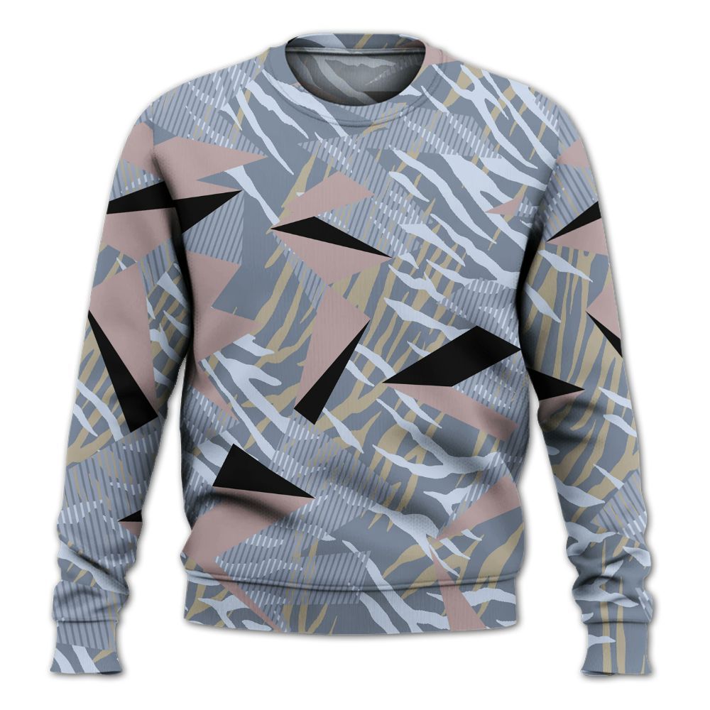 Sweatshirt To Match Ja 2 Induction - Geometric Camouflage Pattern All Over Print