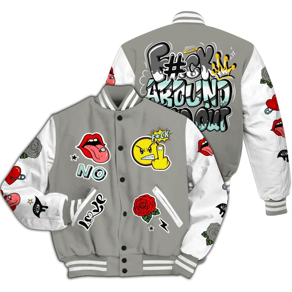 Varsity Jacket To Match Low OG Year Of The Snake 1s - FK Around Find Out All Over Print