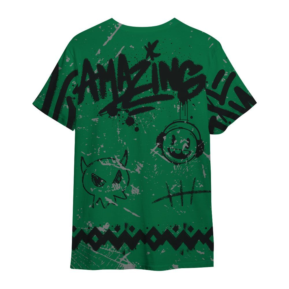 Shirt To Match Pine Green 3s - Friday Sneaker Crayon All Over Print