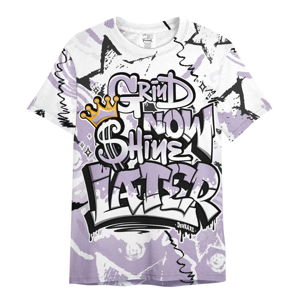 Shirt To Match Low Pure Violet 11s - Grind Shine Later Drip All Over Print