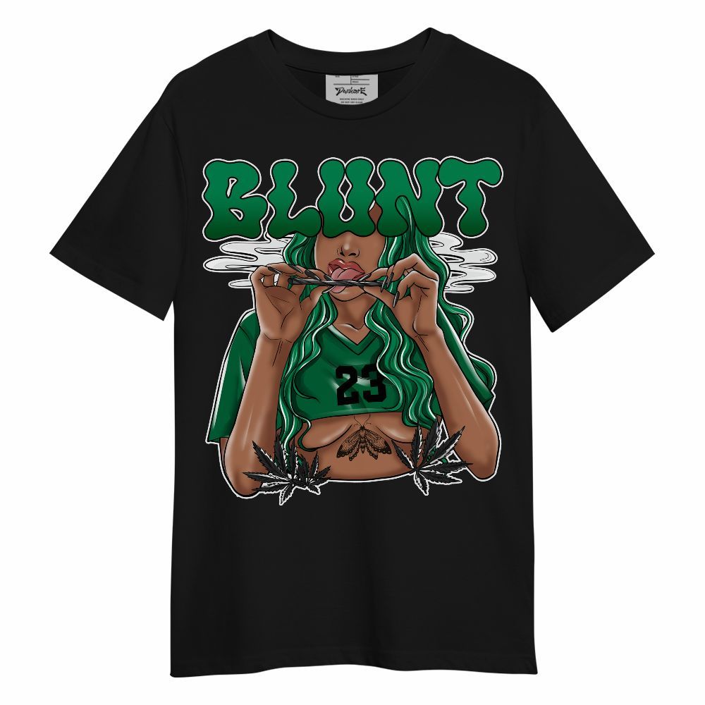 Shirt To Match Mid Lucky Green 1s - Bluntz Unique Unisex Shirt