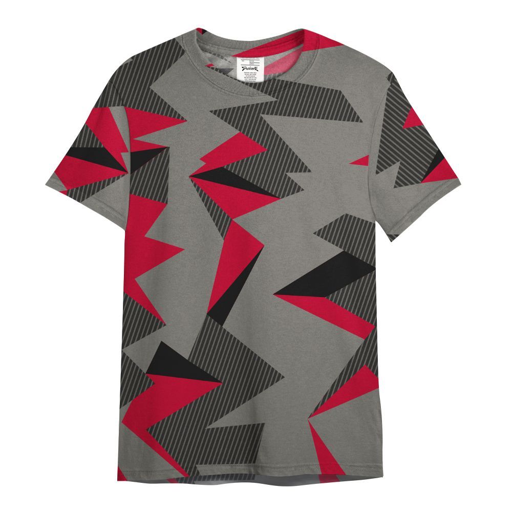 Shirt To Match Shadow 2025 10s Shirt, Geometric Camouflage Pattern All Over Print
