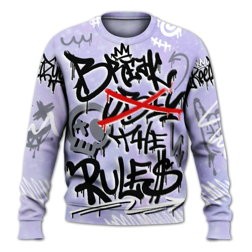 Sweatshirt To Match Zen Master 4s - Break Rules Streetwear All Over Print