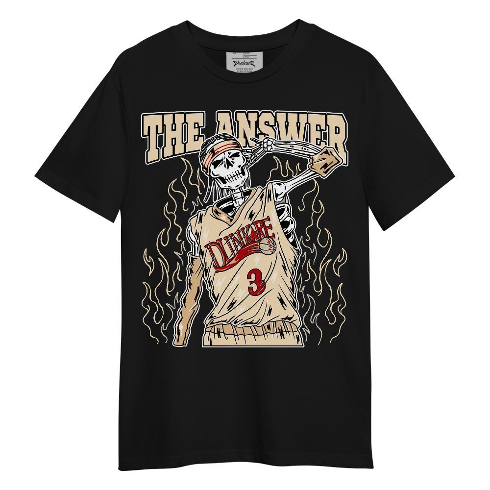 Shirt To Match Dunk Low Strawberry Waffle - Allen Answer Skeleton Unisex Shirt