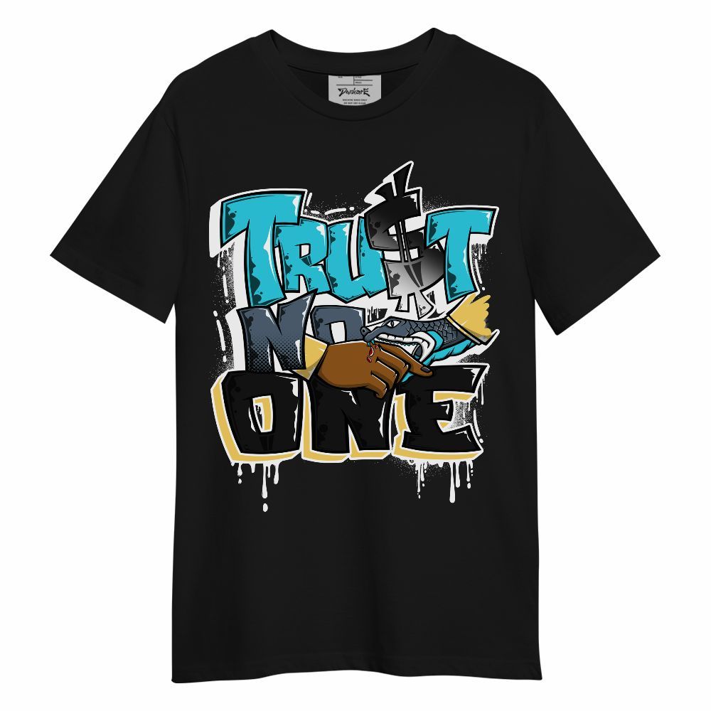 Shirt To Match Retro Gamma Blue 11s - Dripping Trust No One Graphic