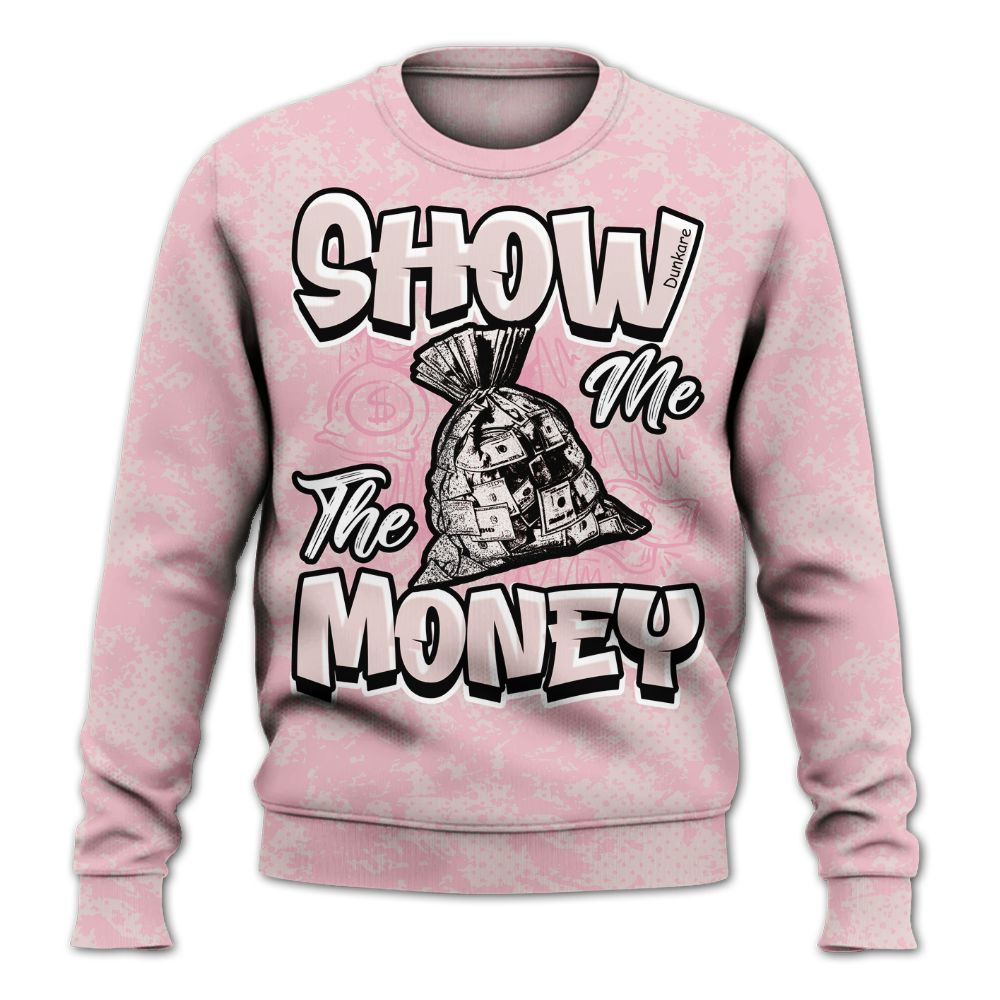 Sweatshirt To Match Dunk Low KD 17 Aunt Pearl - Show Me The Money Retro All Over Print