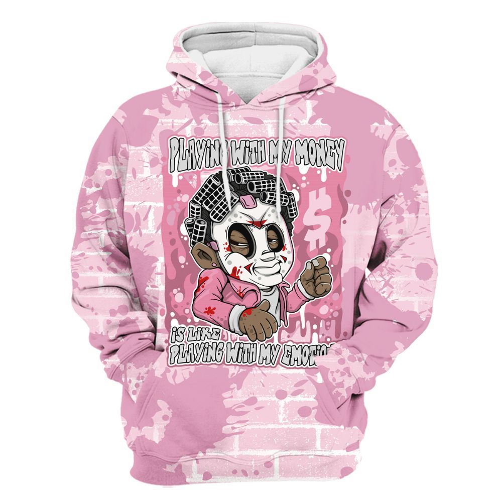 Hoodie To Match Orchid 4s - Playing With My Money Graphic Halloween All Over Print