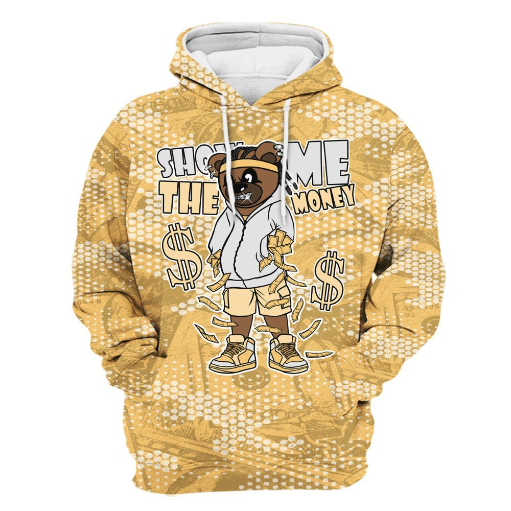 Hoodie To Match Craft Paris 6s - Show Me Bear Banknotes Art All Over Print