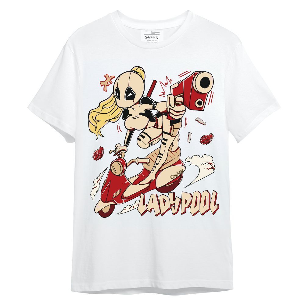 Shirt To Match Dunk Low Strawberry Waffle - Lady Pool Cartoon Unisex Shirt