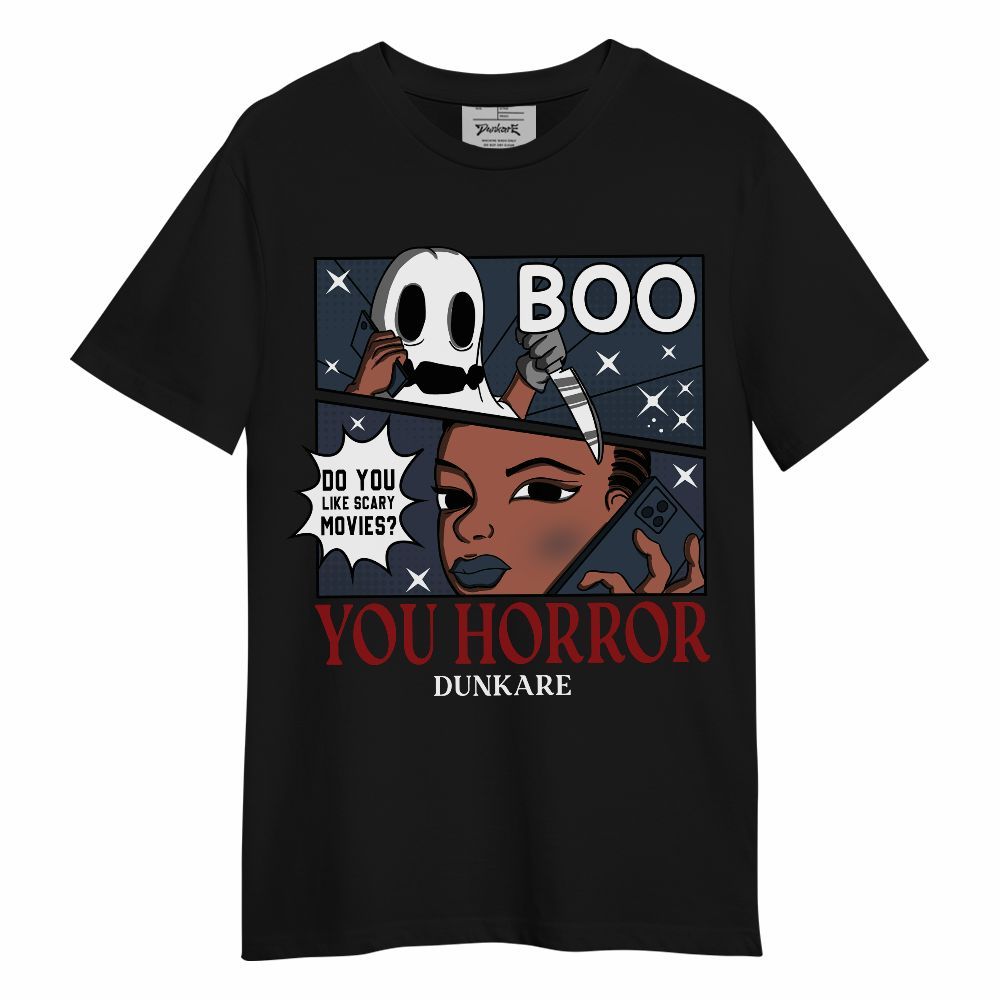 Shirt To Match Navy Blue 2024 6s - Graphic You Horror Unisex Shirt