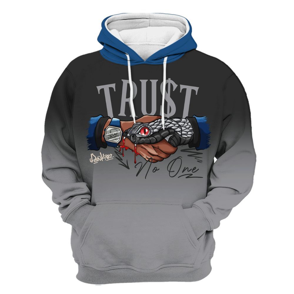 Hoodie To Match Rare Air 3s - Snake Trust No One Drip All Over Print
