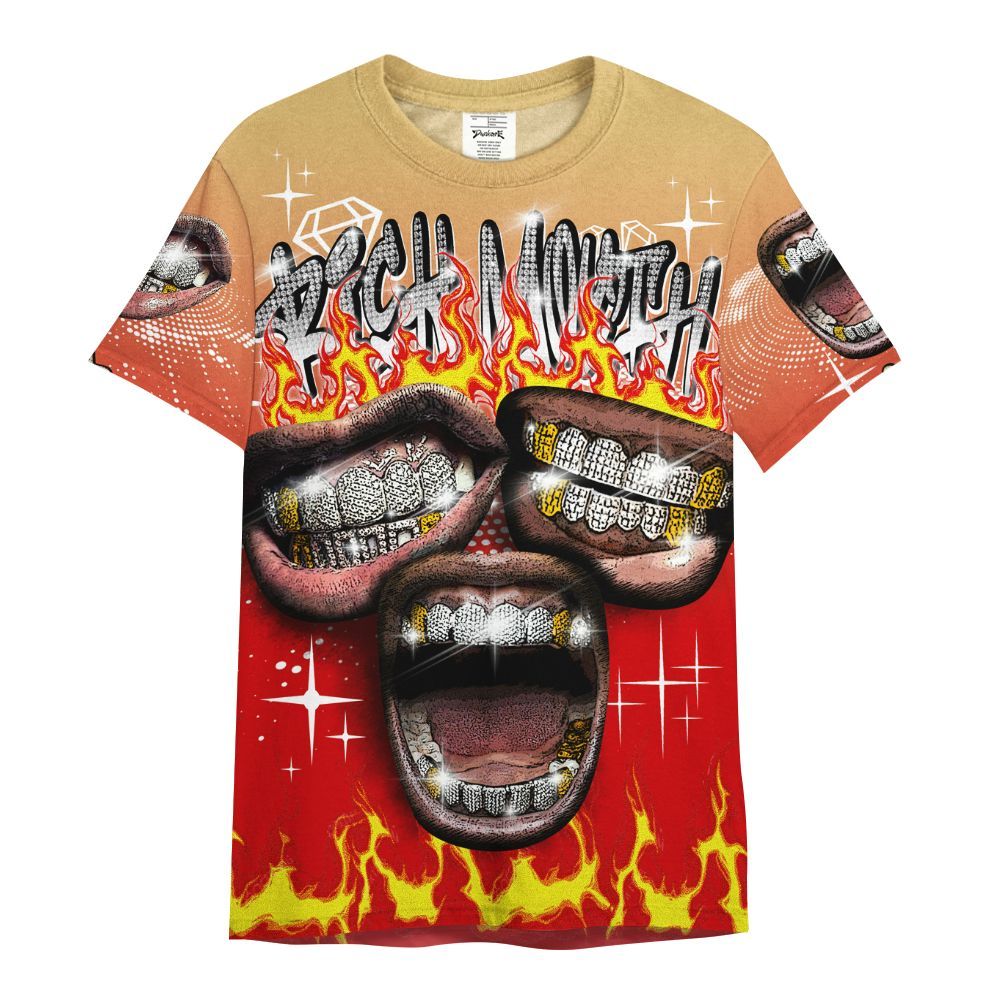 Shirt To Match Ja 2 Halloween - Rich Mouth Fire Rap Retro 90s All Over Print