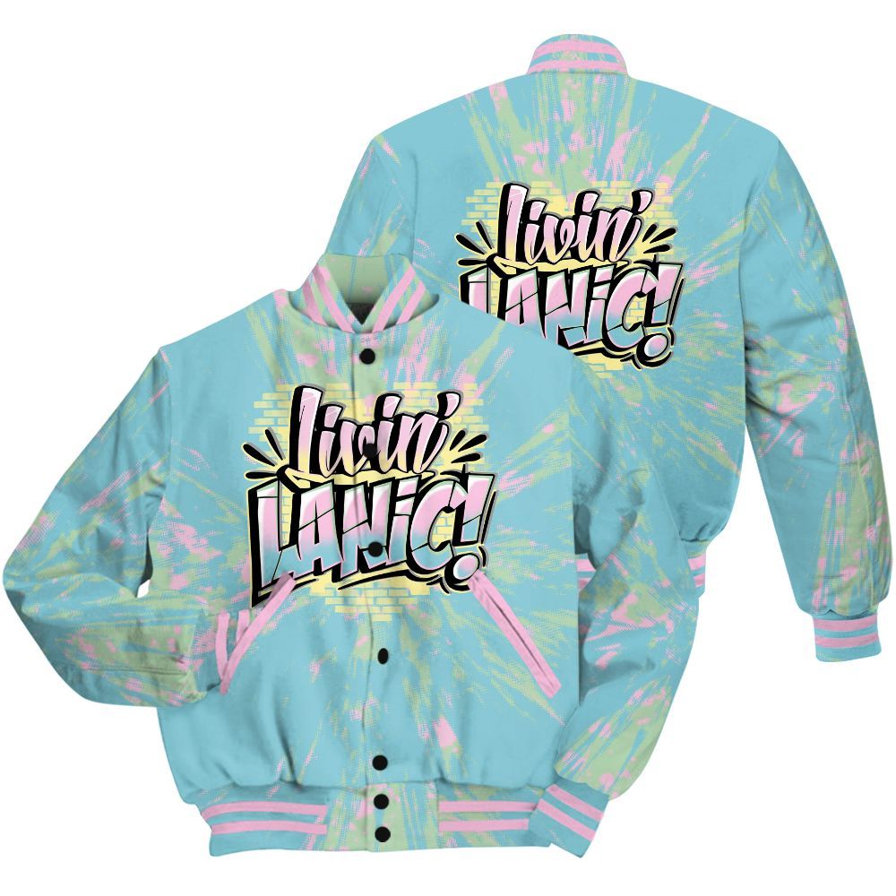 Varsity Jacket To Match SB Dunk Low Visty Shirt - Living Large Graphic Luxury All Over Print