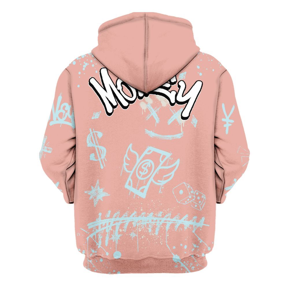 Hoodie To Match Dunk Low Glacier Arctic - Everybody Paid In Full Crayon All Over Print