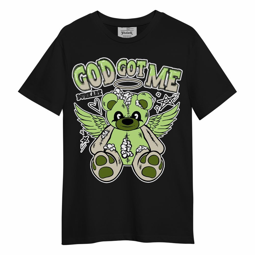 Shirt To Match Air Max Stussy Action Green - Gods Guides Me Bear Unisex Shirt