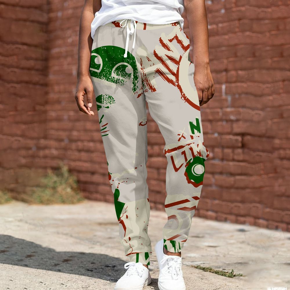 Sweatpant To Match El Grito 5s - Monogram Graffiti All Over Print