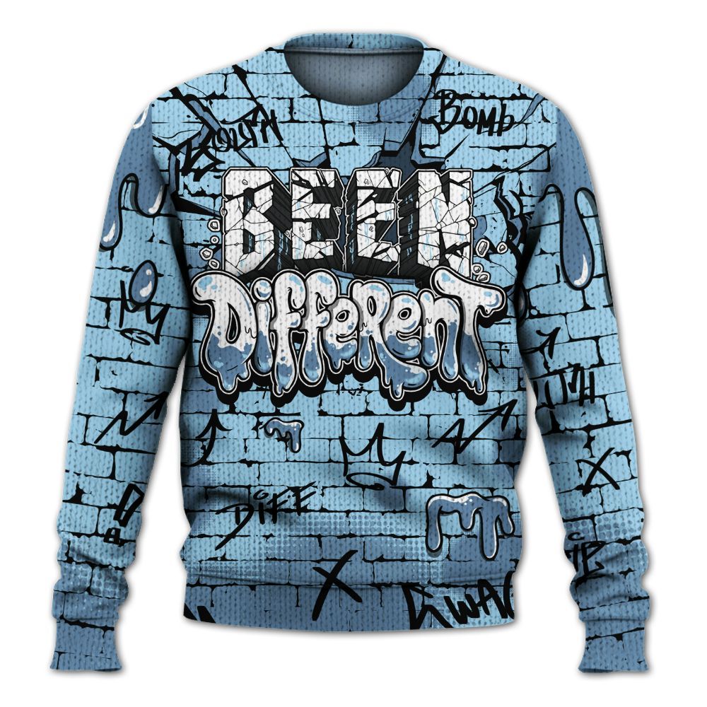 Sweater To Match Legend Blue 11s - Been Different Drippin Streetwear Graphic