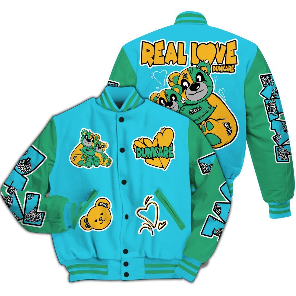 Varsity Jacket To Match Dunk Chunky Dunky - Sincere Fondness Bear All Over Print