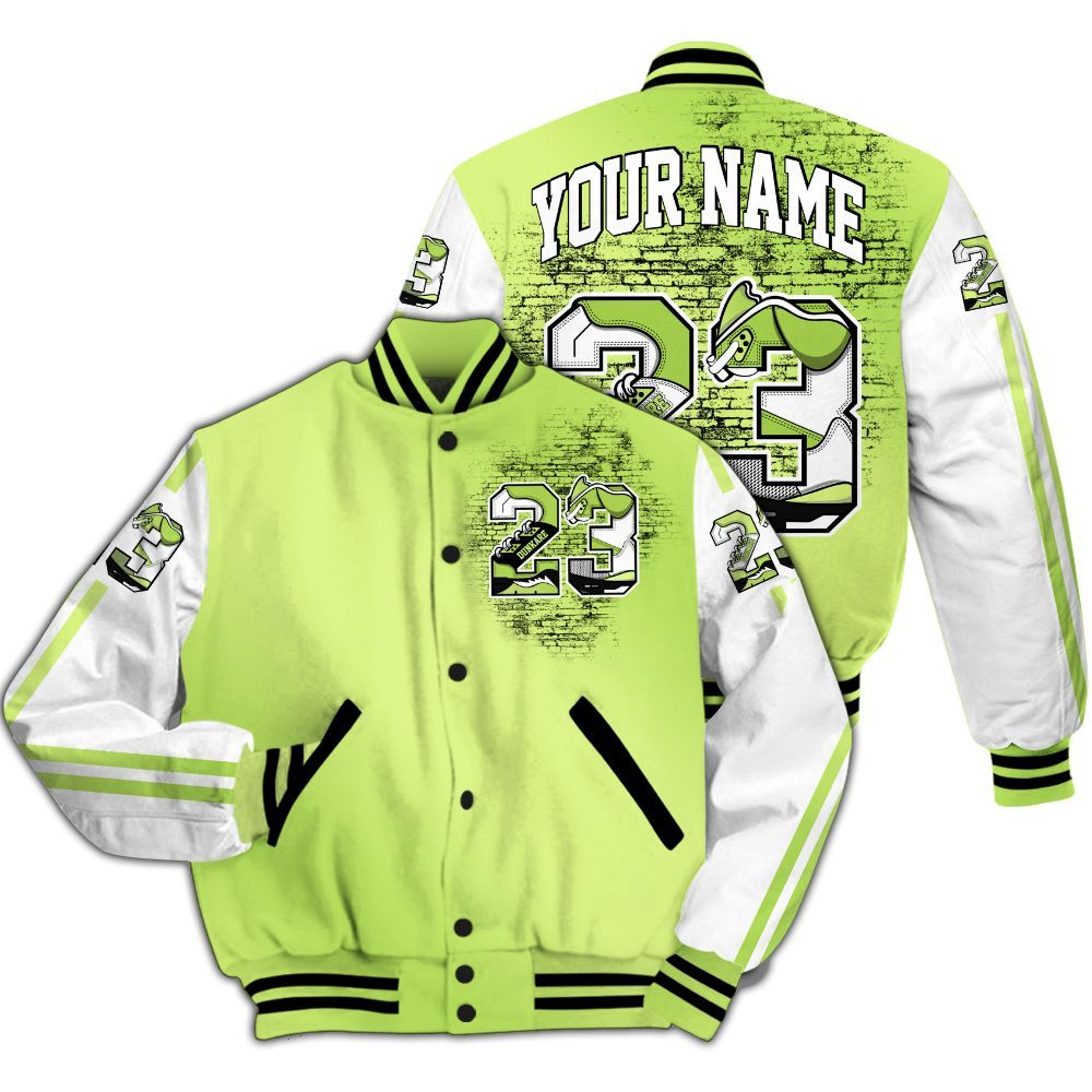 Varsity Jacket To Match Air Max SNDR Volt - Custom Name Number 23 5s All Over Print
