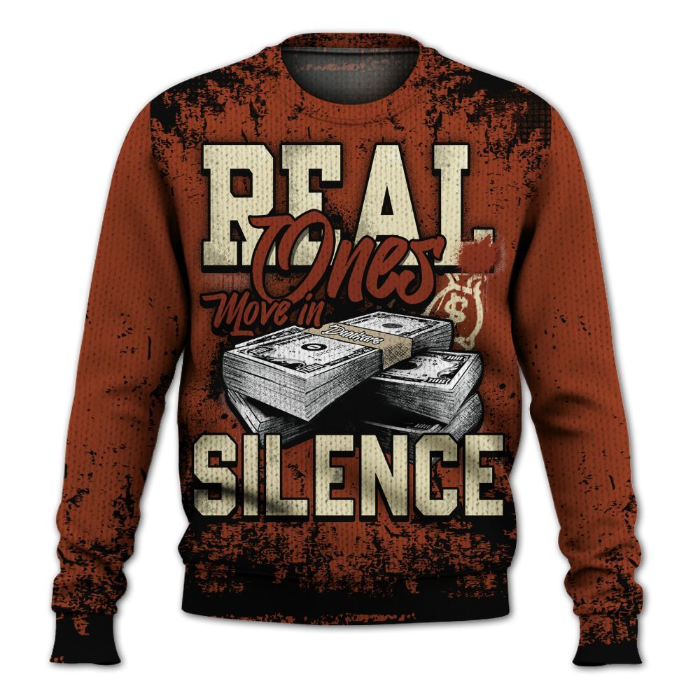 Knitted Sweater To Match Retro Eastside Golf 12s - Move In Silence Money Street Retro