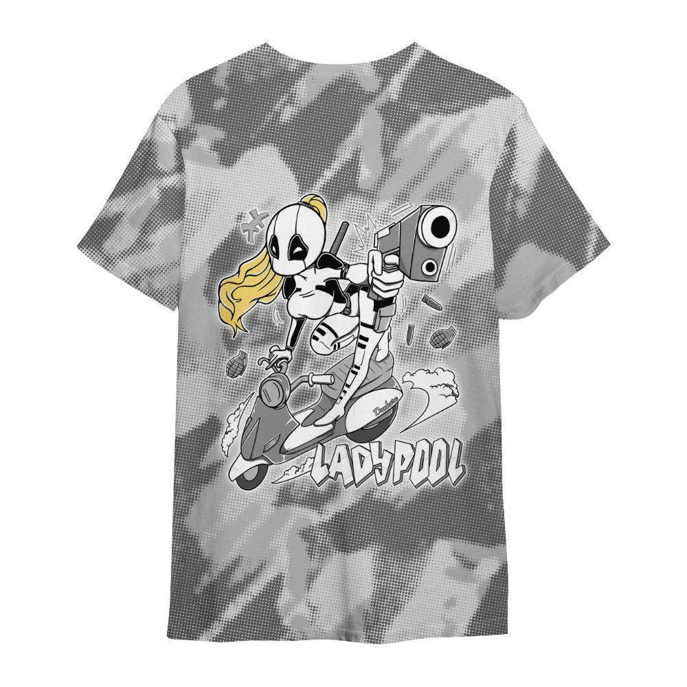 Shirt To Match Retro Wet Cement 4s - Lady Pool Cartoon Abstract Halftone All Over Print