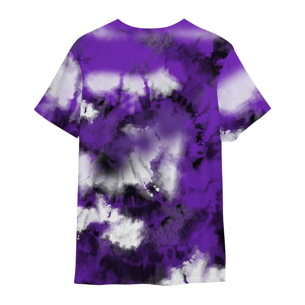 Shirt To Match Retro Dark Iris 3s - God Blessed Tie Dye All Over Print